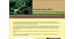 Desktop Screenshot of drdestinthayne.com